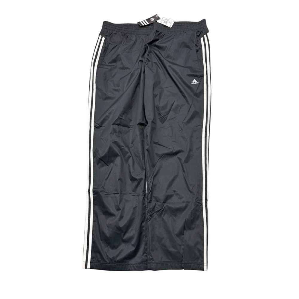 Adidas Performance Black White 3 Stripe Track Pants 2XL NWT